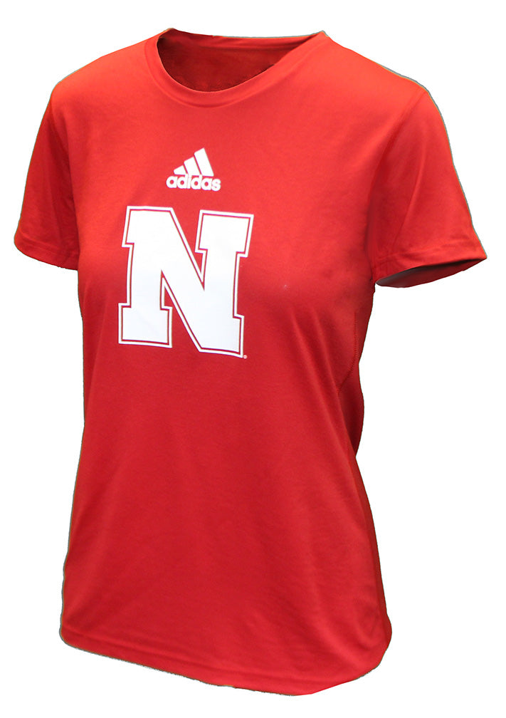 Adidas Womens Nebraska Iron N Tee