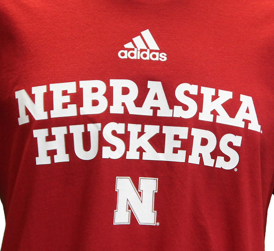 Adidas Nebraska Huskers SS Tee