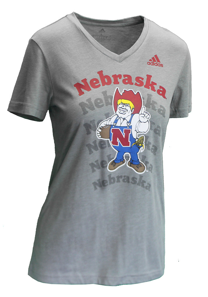 Adidas Womens Herbie Nebraska Reverb V-Neck