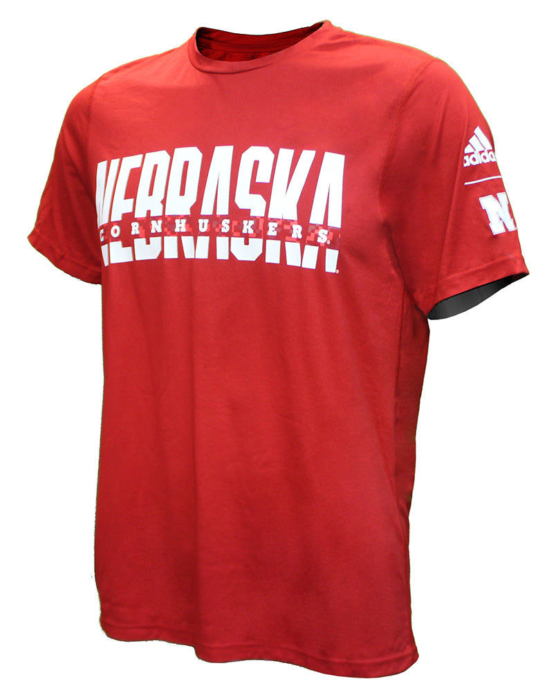 Adidas Nebraska Cornhuskers Blitz Locker Tee