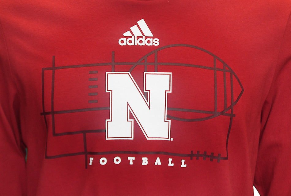 Adidas Locker Lines Football LS Tee - Red