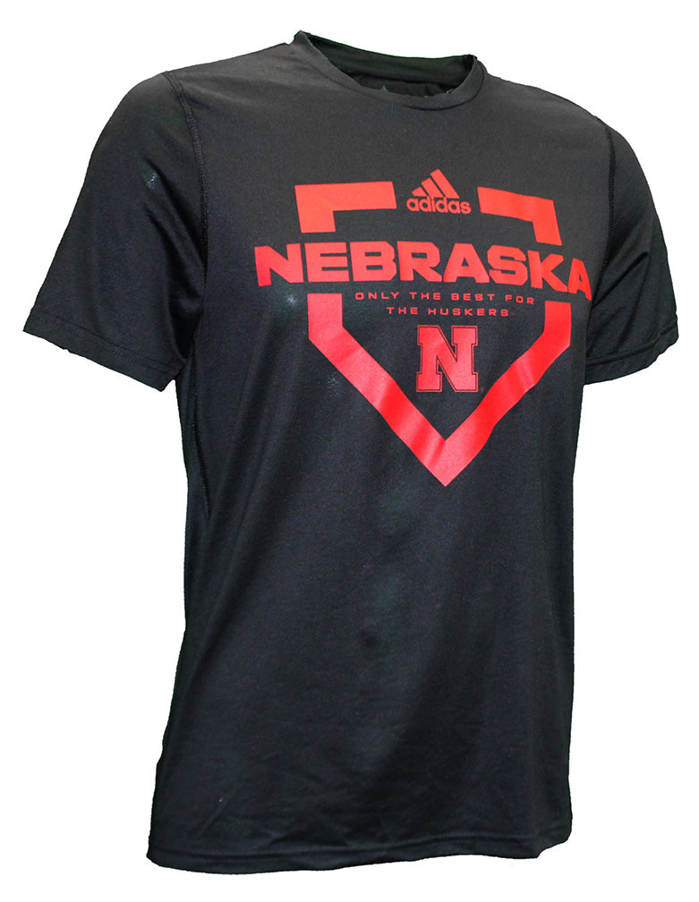 Adidas Nebraska Baseball Diamond Creator Tee