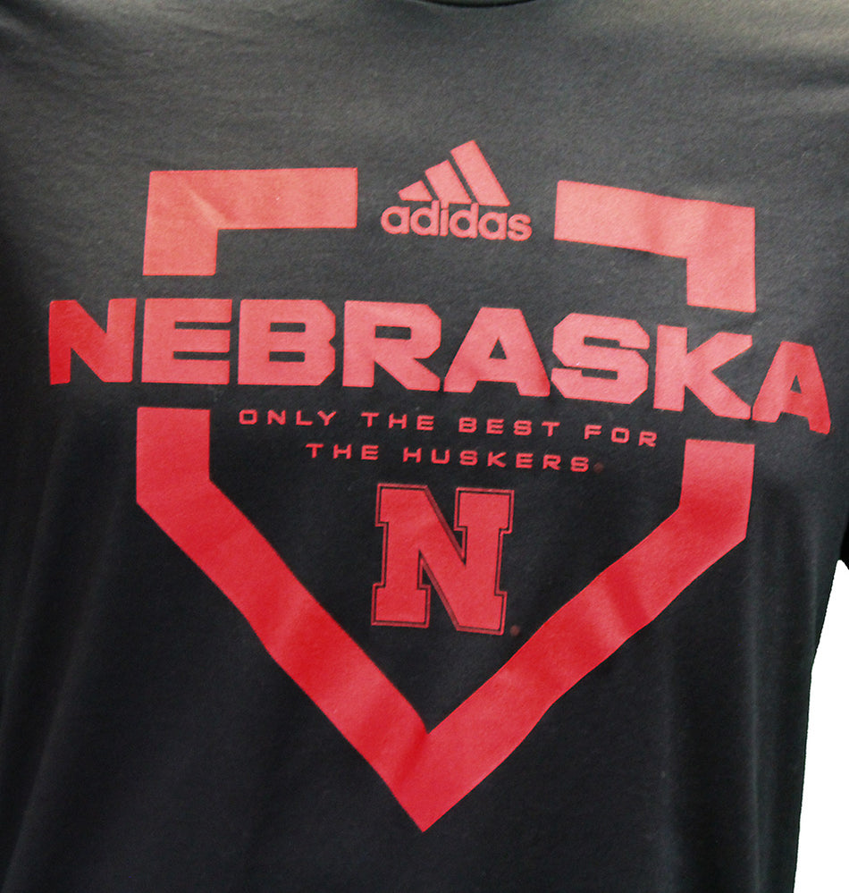 Adidas Nebraska Baseball Diamond Creator Tee