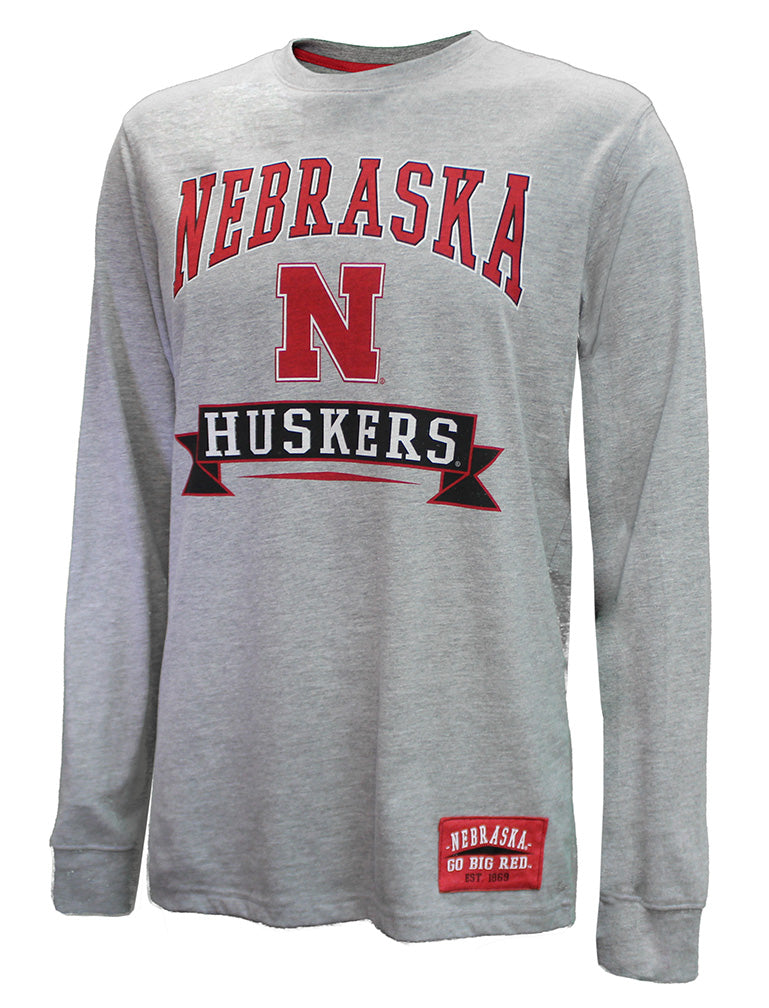 Nebraska Huskers Banner Year LS Tee