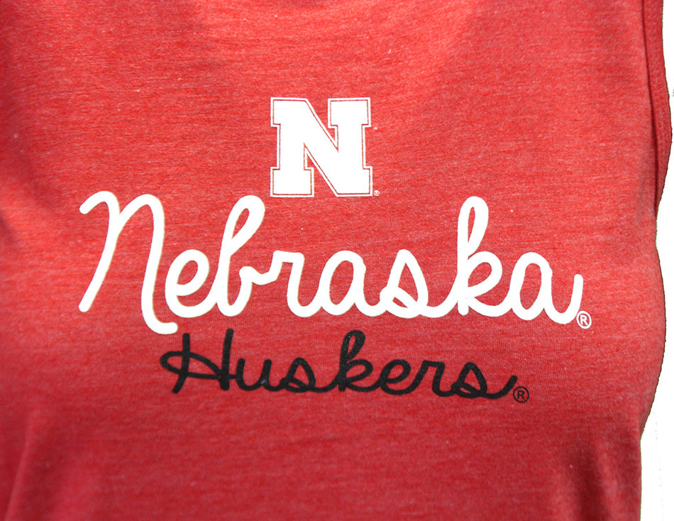 Nebraska Womens Aria Racer Back Tank