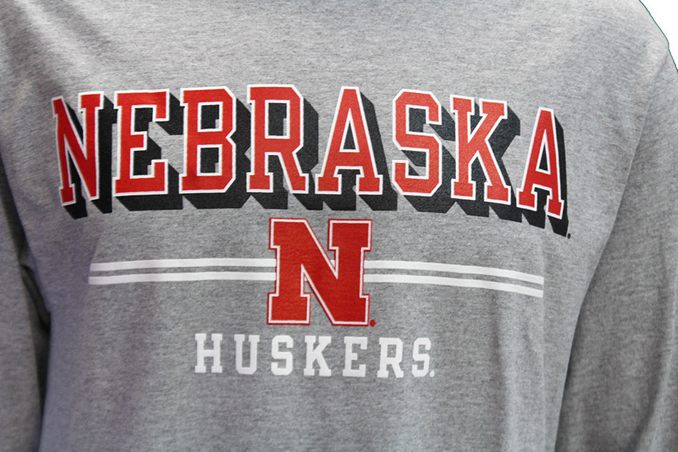 Nebraska Huskers Jersey Champion LS Tee