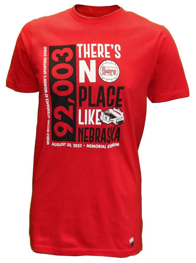 No Place Like Nebraska Volleyball 92003 Tee