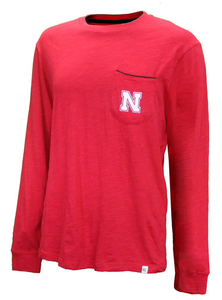 Nebraska Big Red LS Pocket Tee