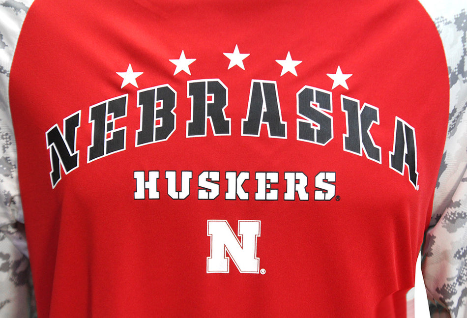 Nebraska Huskers OHT Rumbler LS Raglan Tee