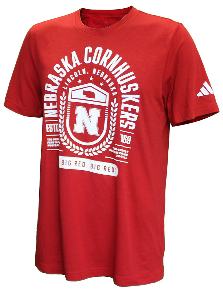 Adidas Nebraska Cornhuskers Empire Tee