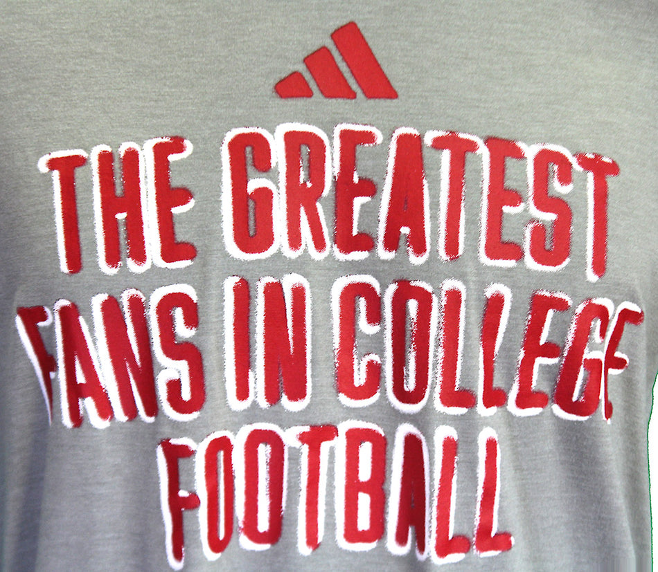 Adidas Huskers Greatest Fans Blend Tee