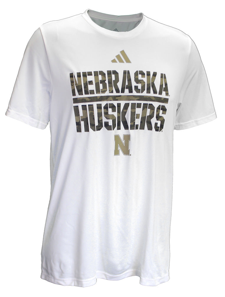 Adidas Nebraska Salute To Service Tee