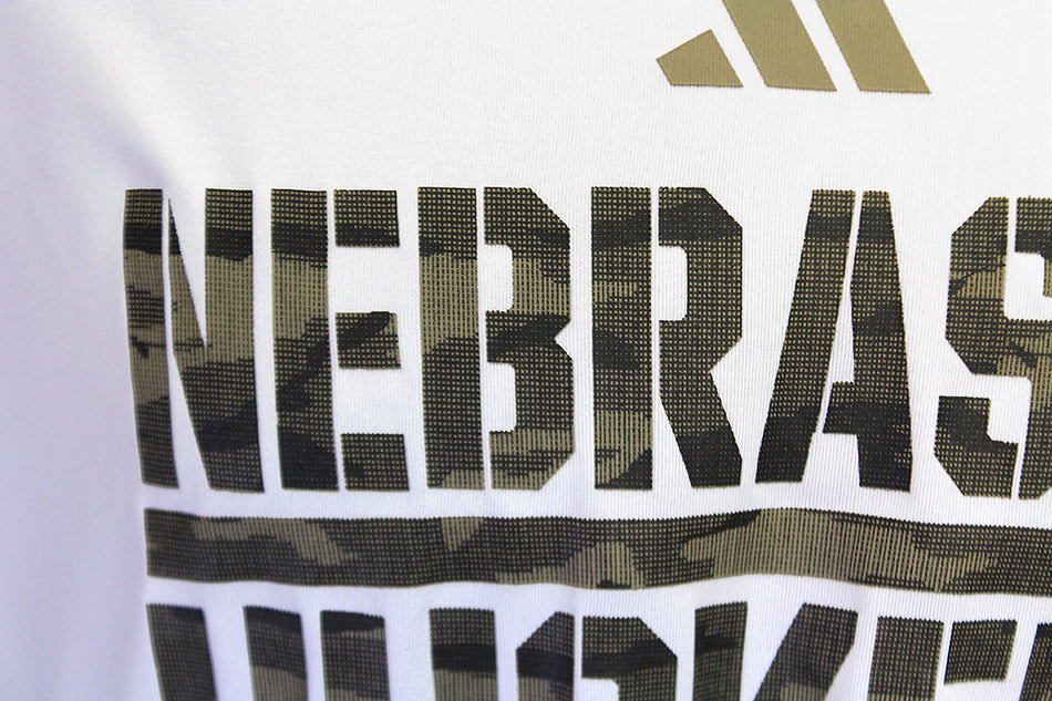 Adidas Nebraska Salute To Service Tee