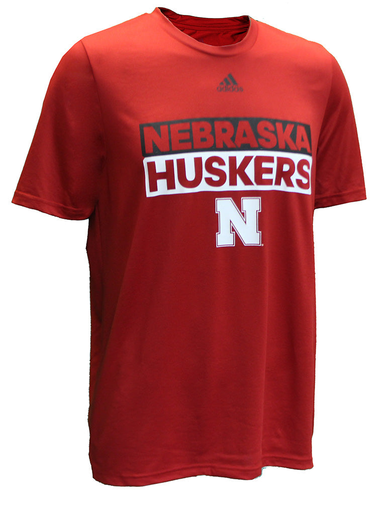 Adidas Nebraska Huskers Pregame Tee