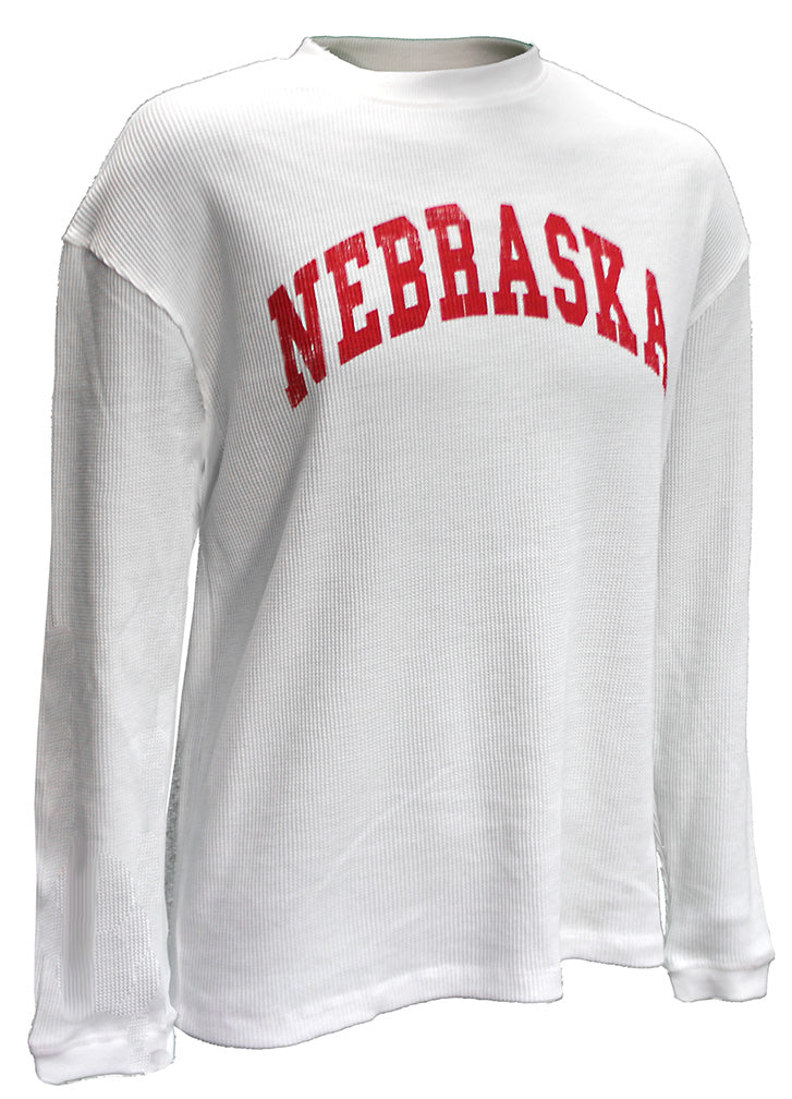 Nebraska Waffle Thermal Pullover LS