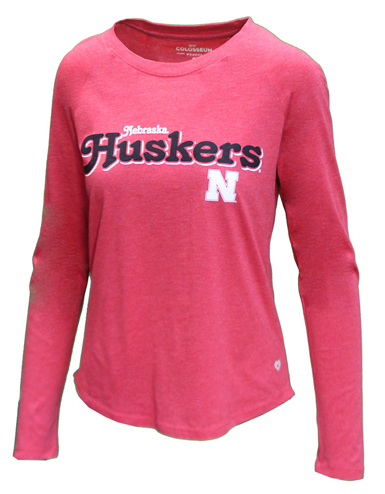 Ladies Nebraska Huskers Harlow LS Tee