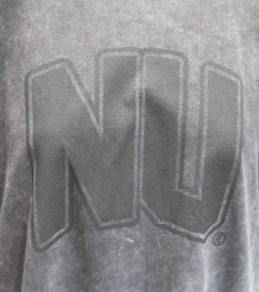 Ladies Nebraska NU Oversized Band Tee