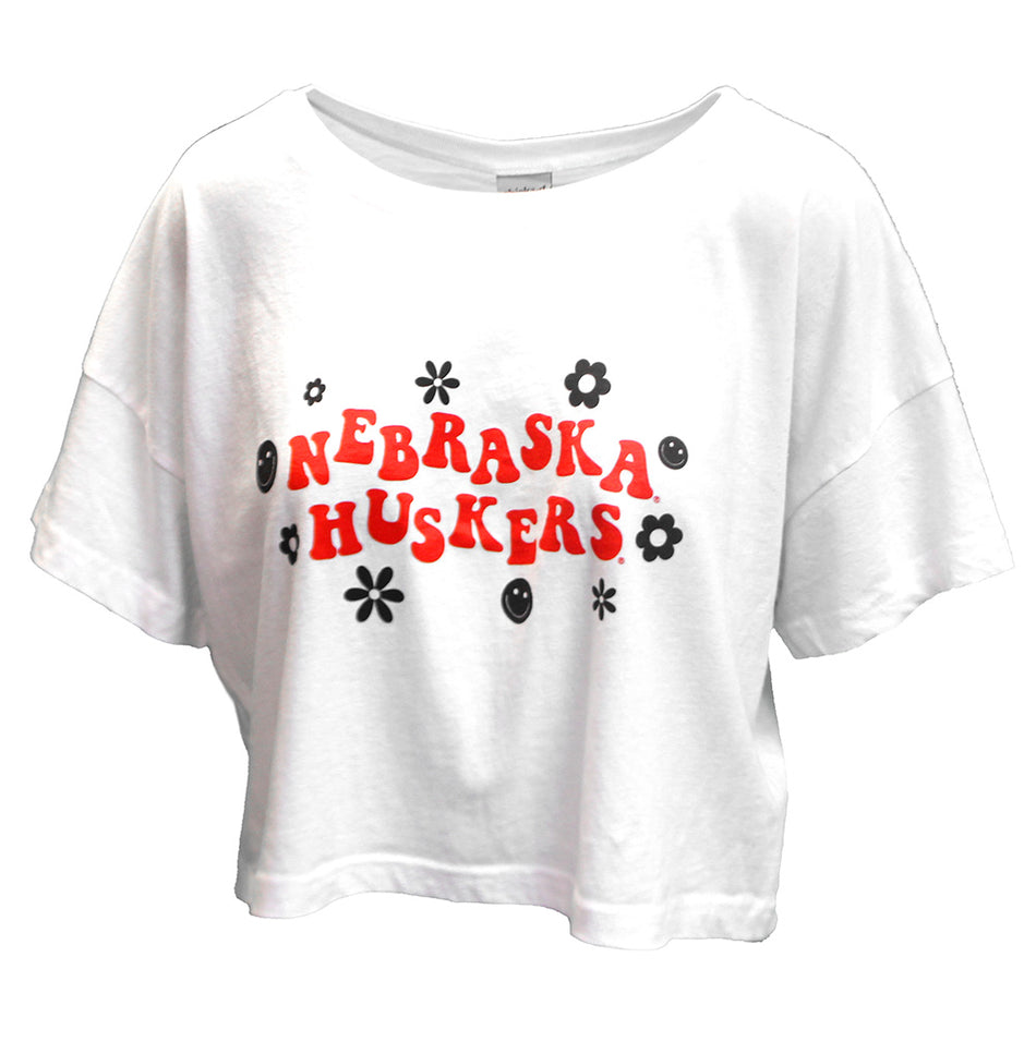 Womens Hippie Huskers Sunshine Crop
