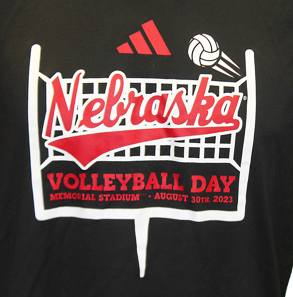 Adidas Nebraska Volleyball Day Goal Post Tee
