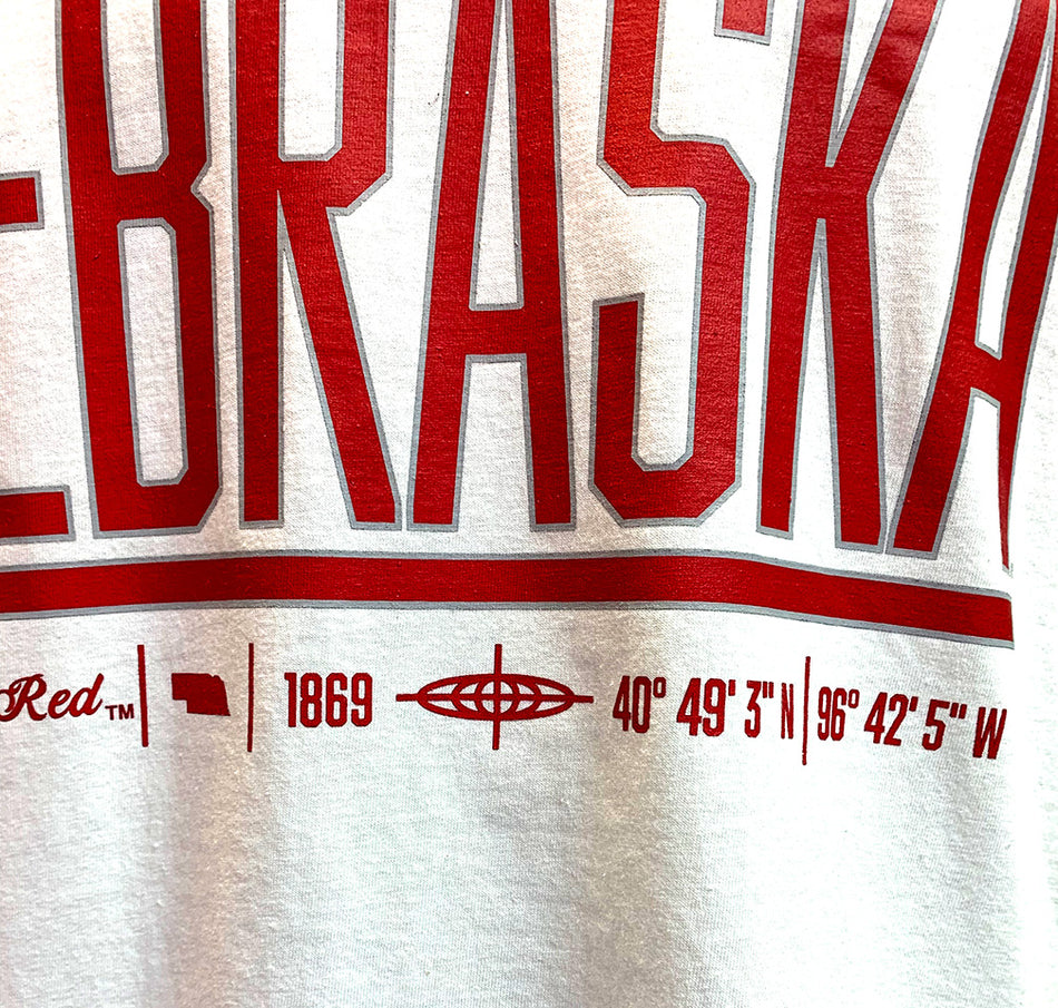 Adidas Nebraska UNL Coordinates Tee
