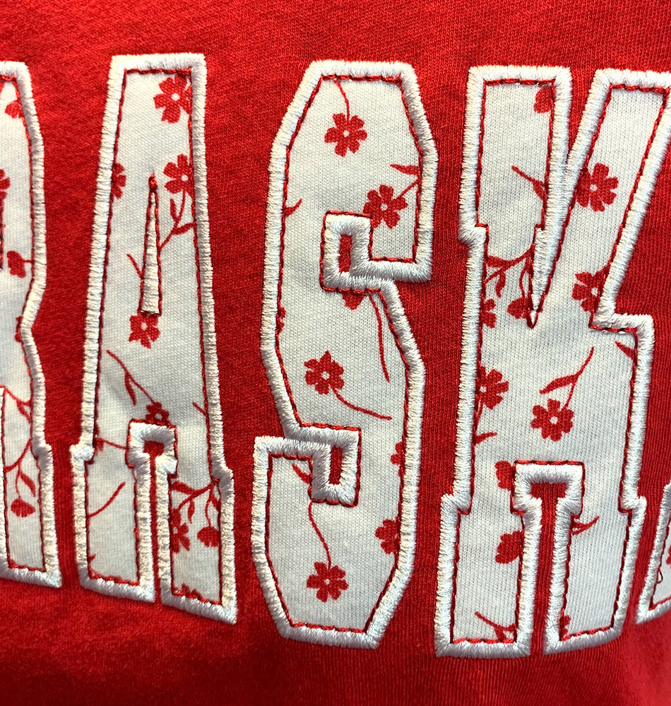 Womens Nebraska Spring Fever Muscle Tee