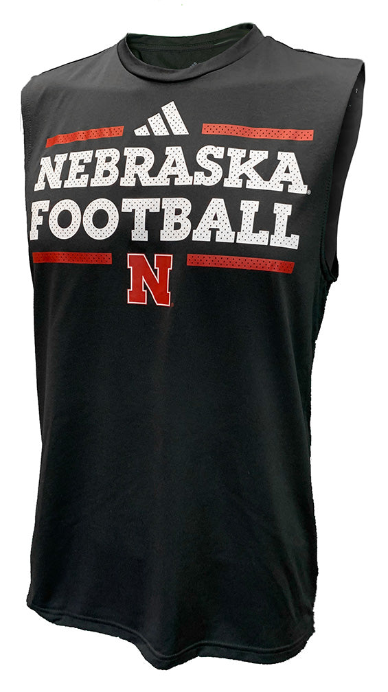 Adidas 2024 Nebraska Football Gun Show Pregame Tee