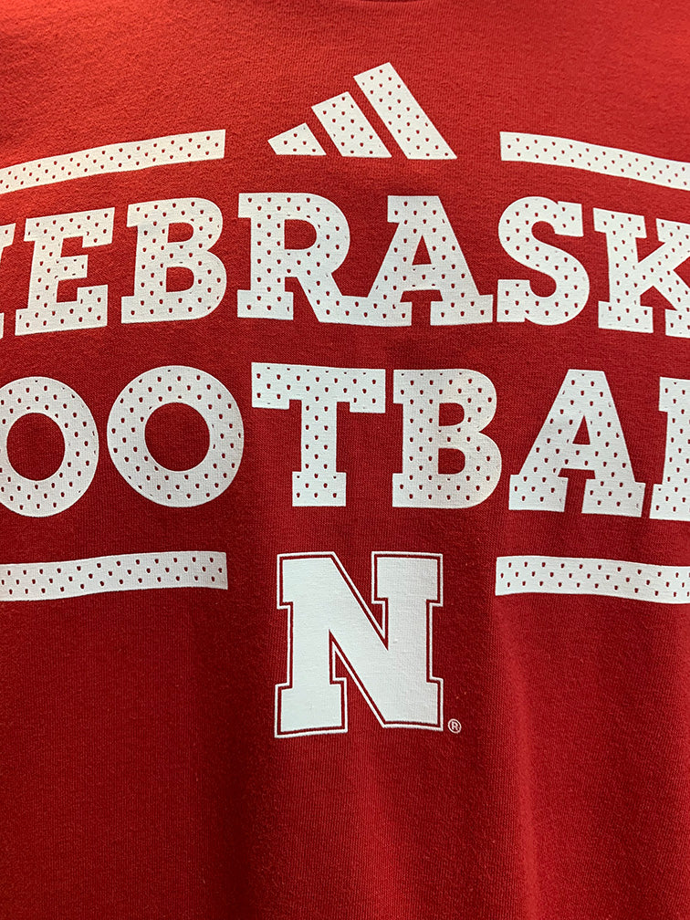 Adidas 2024 Nebraska Football Locker Practice Tee
