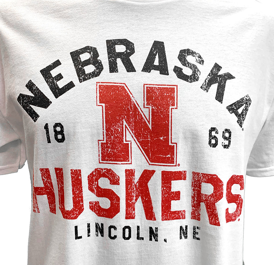 1869 Nebraska Huskers Lincoln Jersey Tee