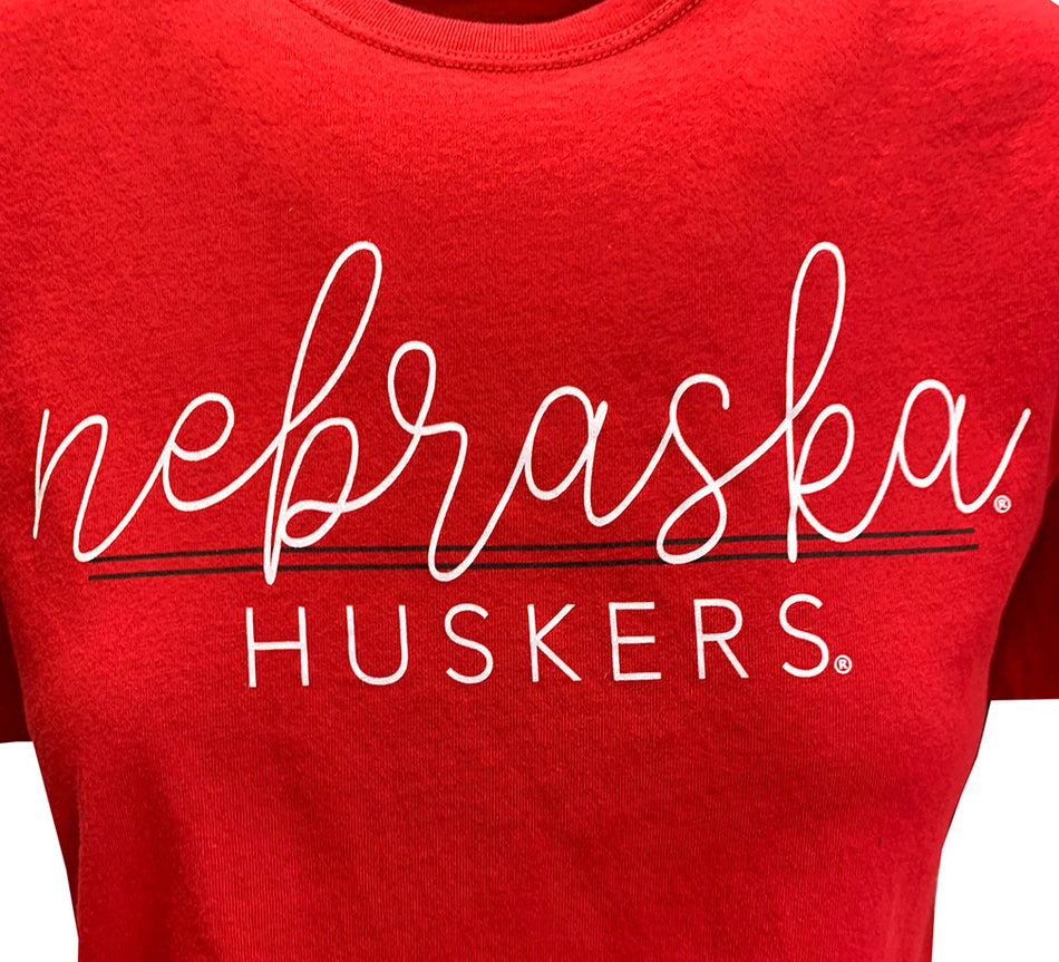 Womens Nebraska Huskers Wanderer Tee