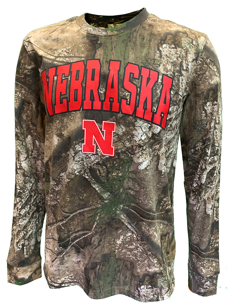 Real Tree Camo Nebraska APX LS Tee
