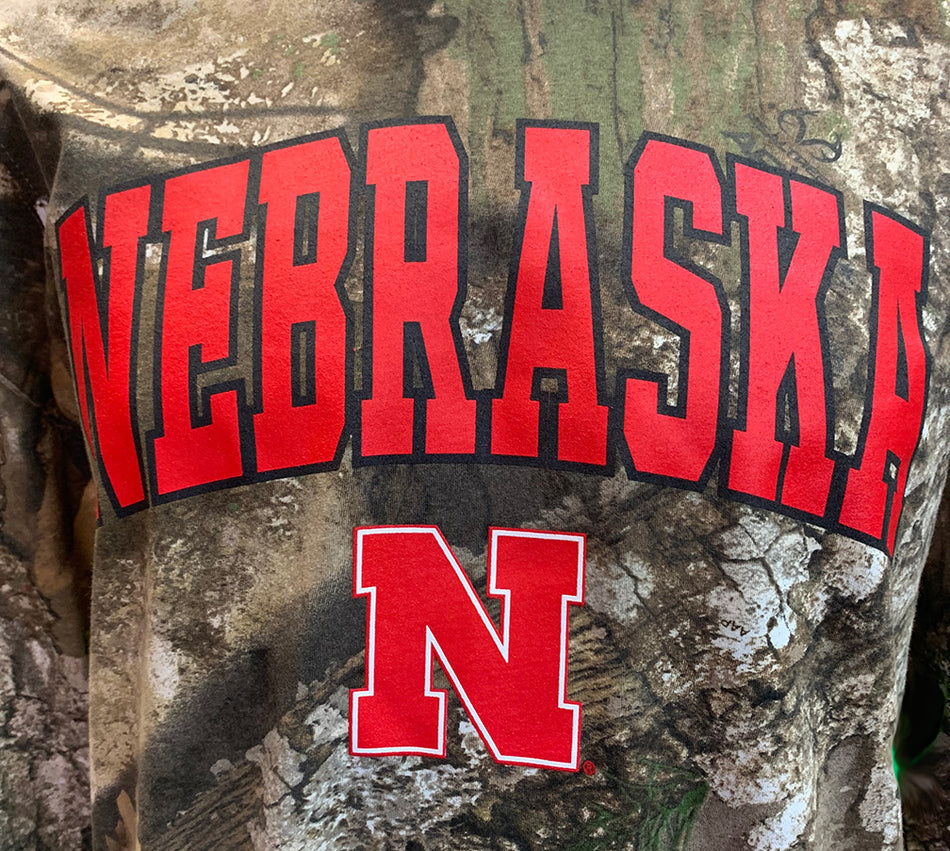 Real Tree Camo Nebraska APX LS Tee