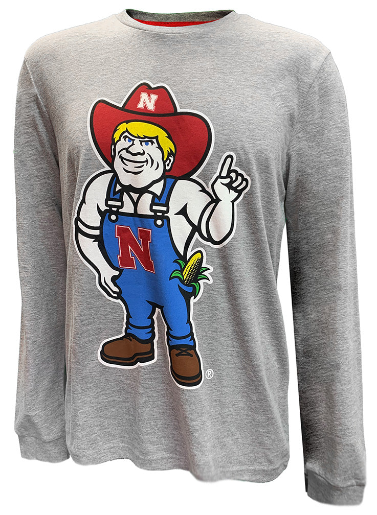 Herbie Husker Standing Tall LS Tee