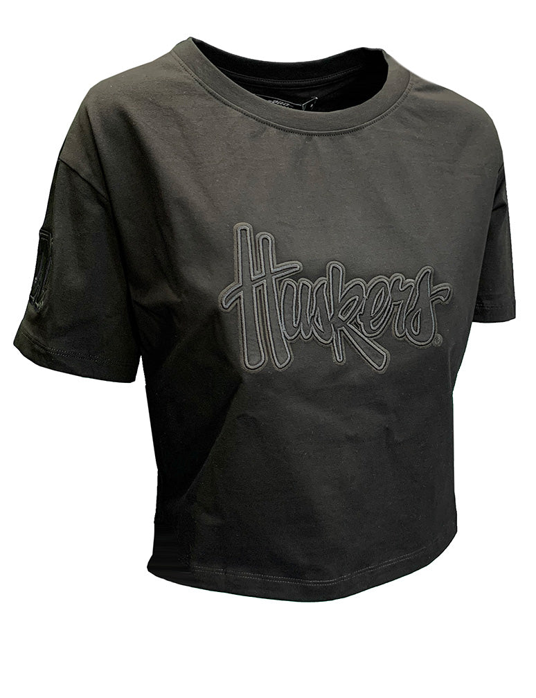 Womens Huskers Stormy Boxy Tee