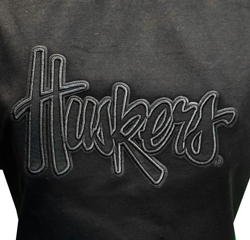 Womens Huskers Stormy Boxy Tee