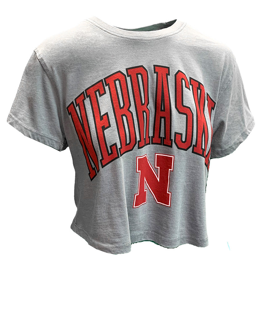 Womens Nebraska New Zealand Pressbox Tee