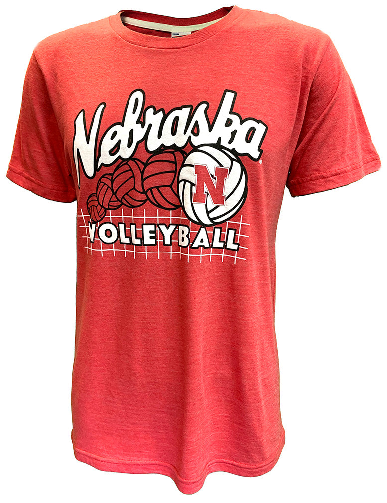 Nebraska Volleyball Charlie Hustle Tee