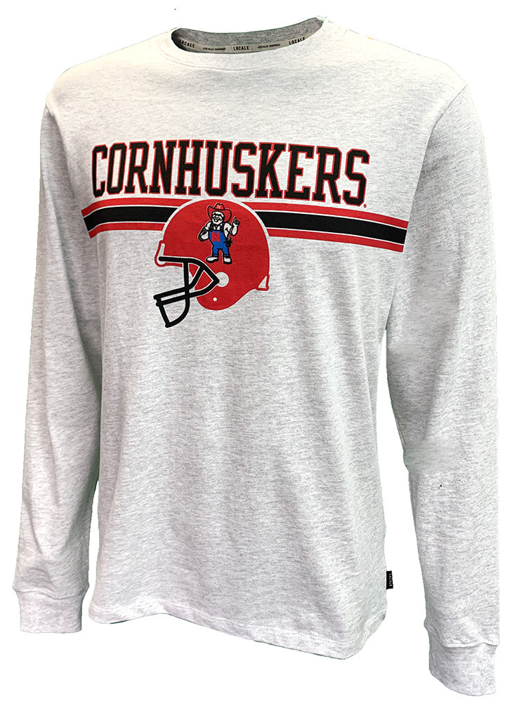 Cornhuskers Herbie N Helmet LS TEe
