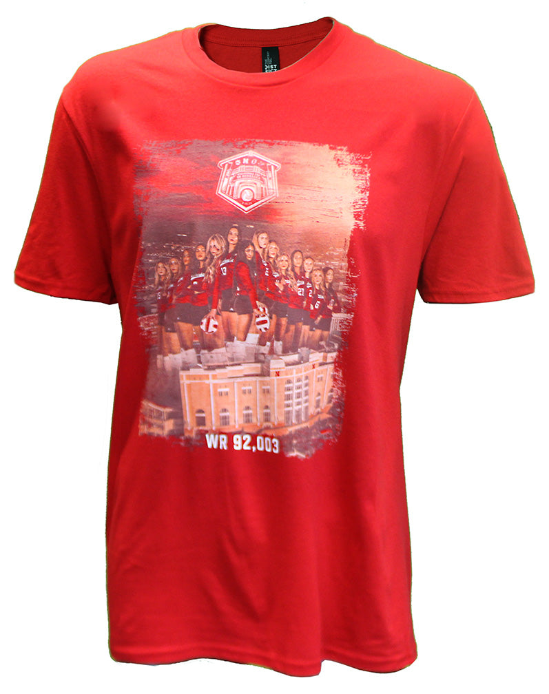 Official Nebraska Volleyball Day Team Tee - Crimson