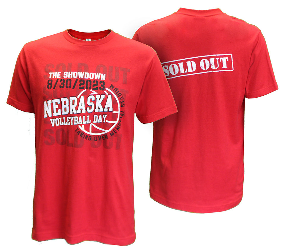 Nebraska Volleyball Day Showdown Soldout Tee