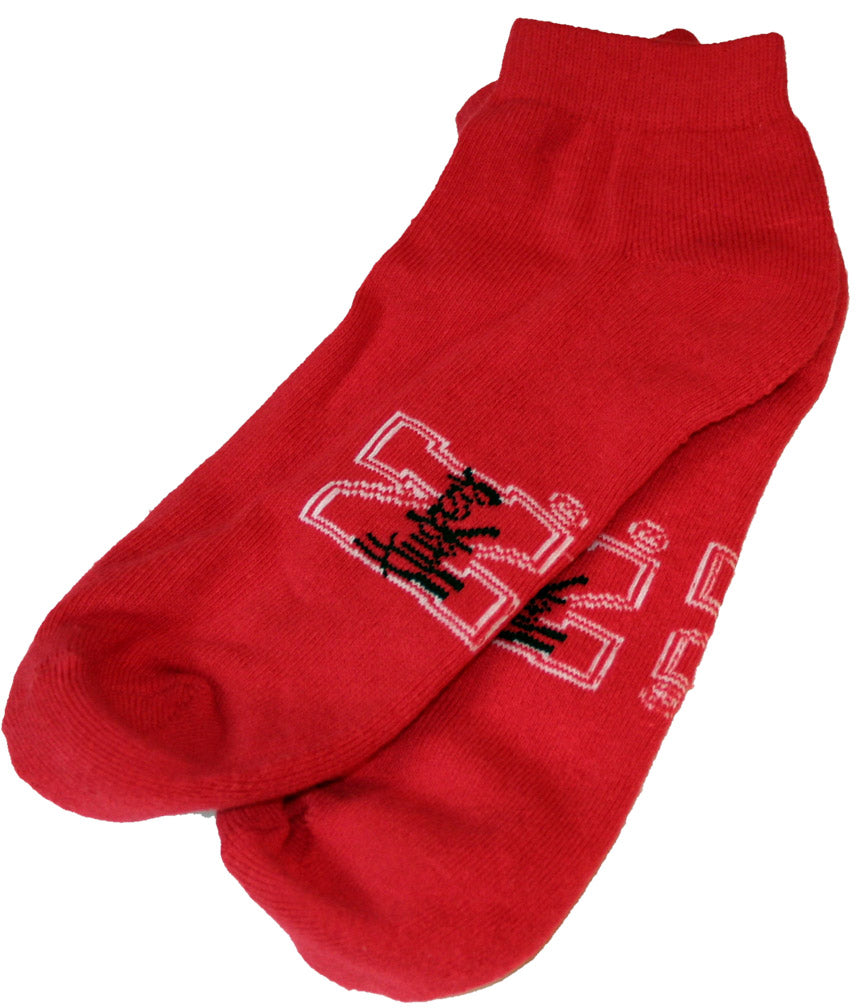 Red No Show Footie