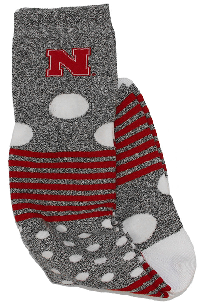 Lady Husker Polkadot Knee Sock
