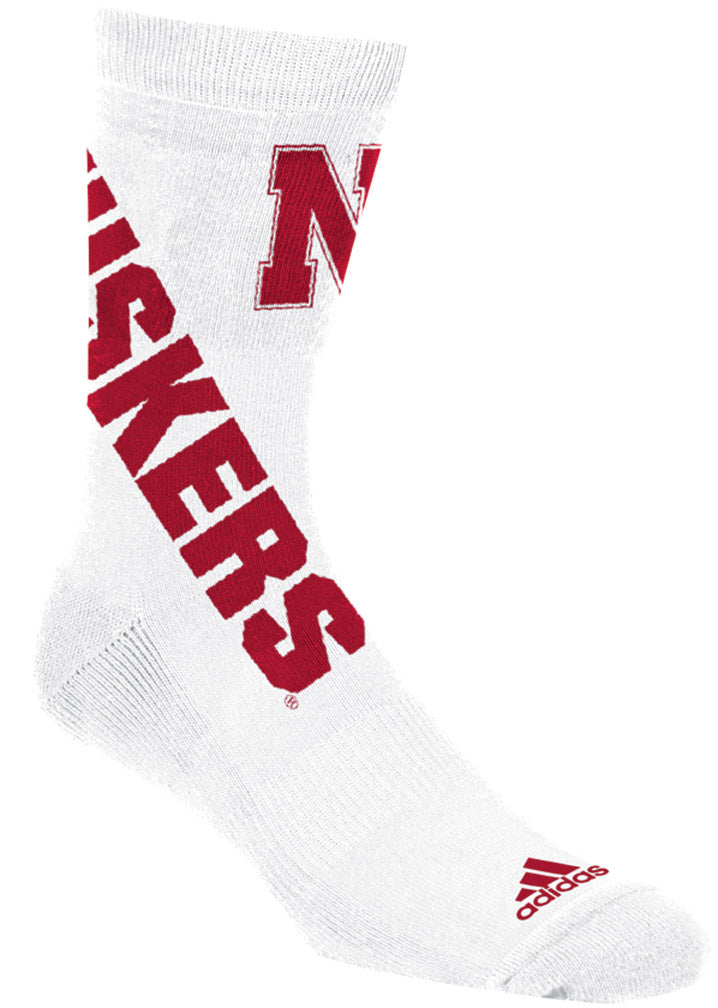 Adidas White Huskers Crew Sock