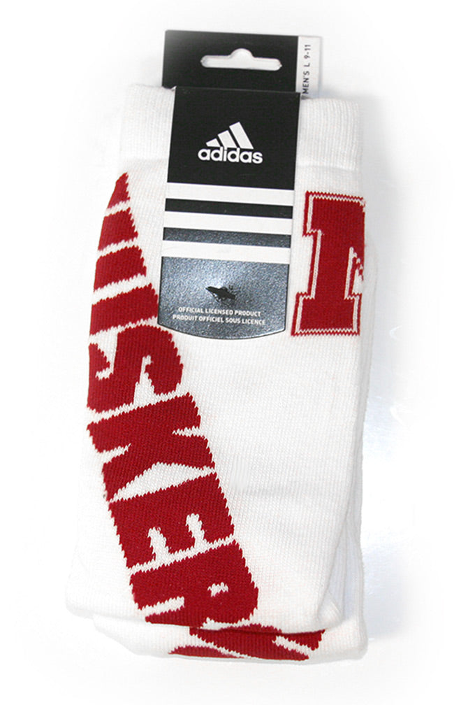 Adidas White Huskers Crew Sock
