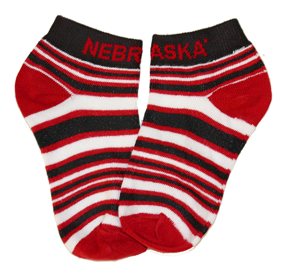 Nebraska Striped Sock
