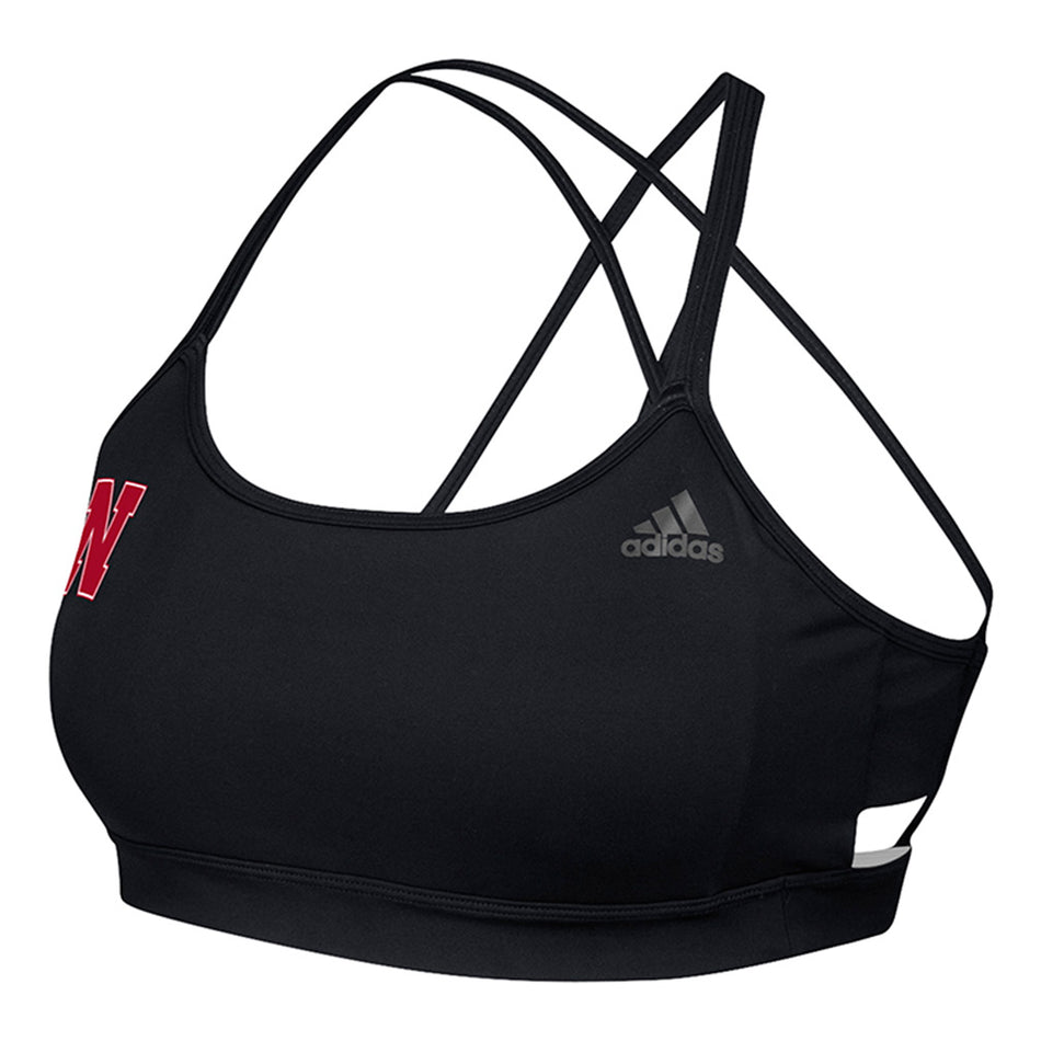 Adidas Nebraska Strappy Sports Bra