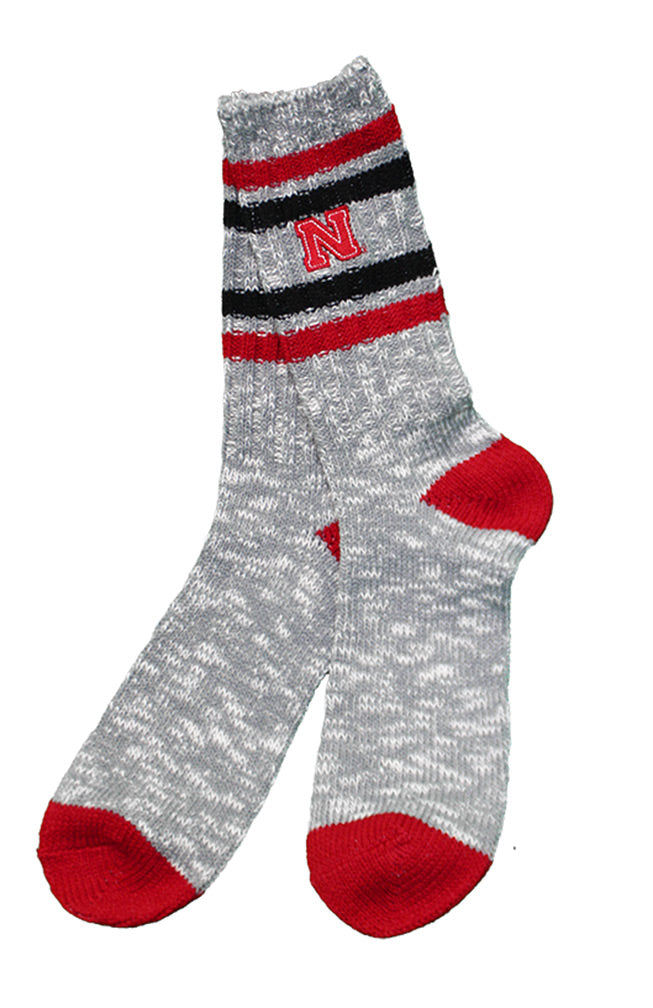 Nebraska Alpine Tweed Comfy Sock