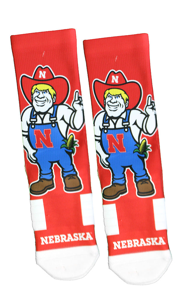 NEW HERBIE!  Herbie Husker Crew Socks