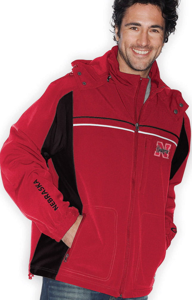 RED SOFTSHELL JACKET