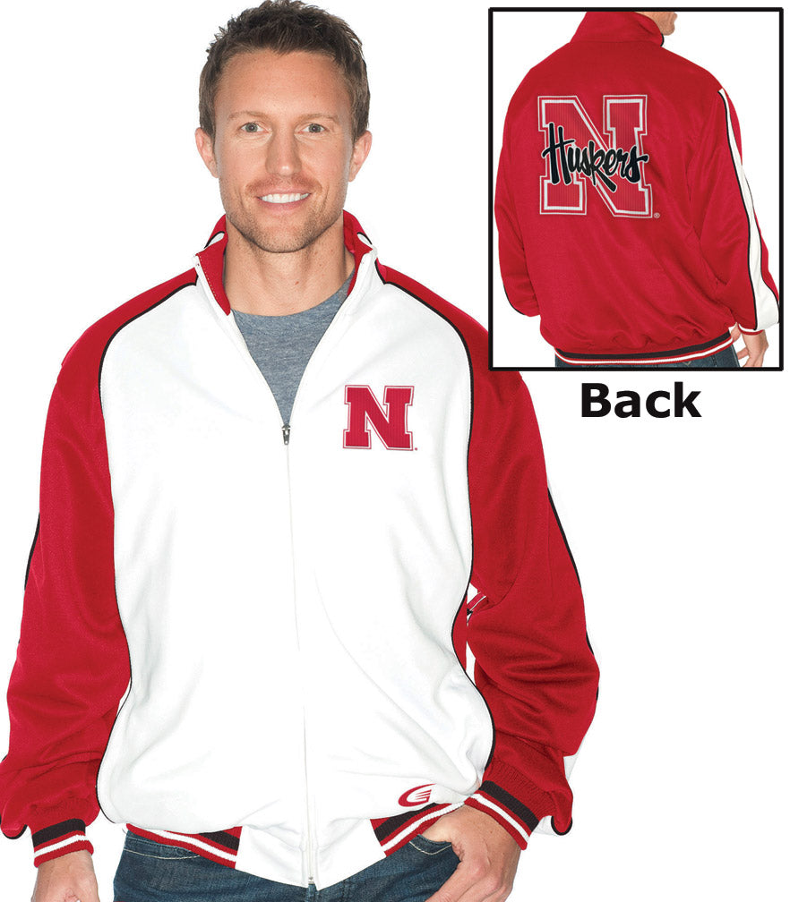 WHITE/RED LIGHTWEIGHT JACKET