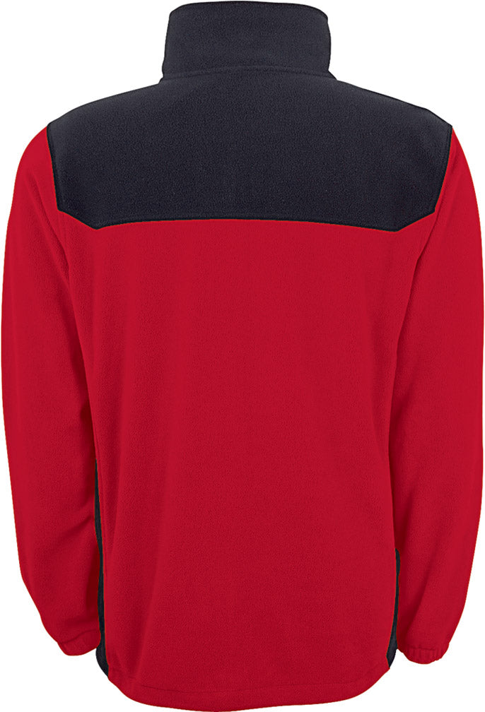 RED POLAR FLEECE FULL ZIP